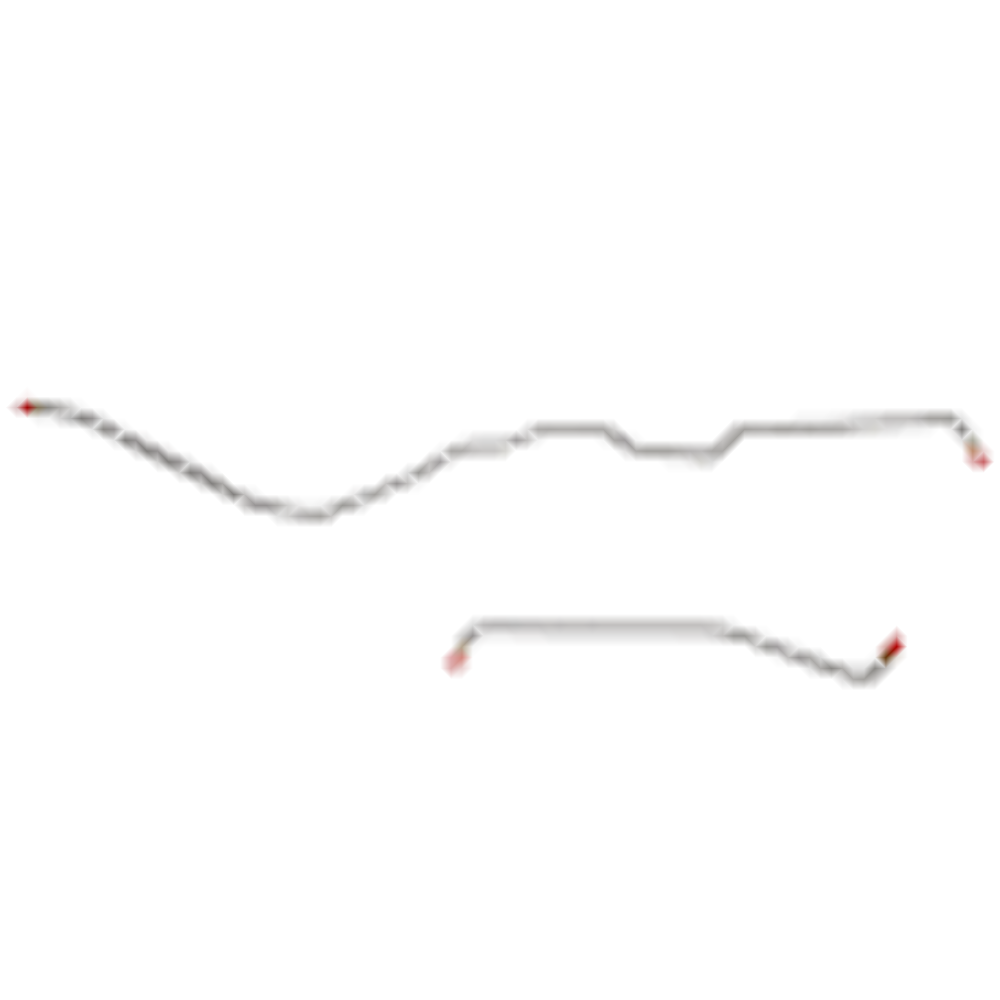 1995-96 Jeep Grand Cherokee Complete Brake Line Kit 4 Wheel Disc Steel CBK0034OM