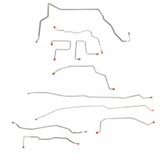 01-03 Chevrolet S-10 Brake Line Kit 4WD Ext Cab/Short Bed ZR2 Stainless Steel CBK0039SS - Complete Brake Line Kit Car Part People