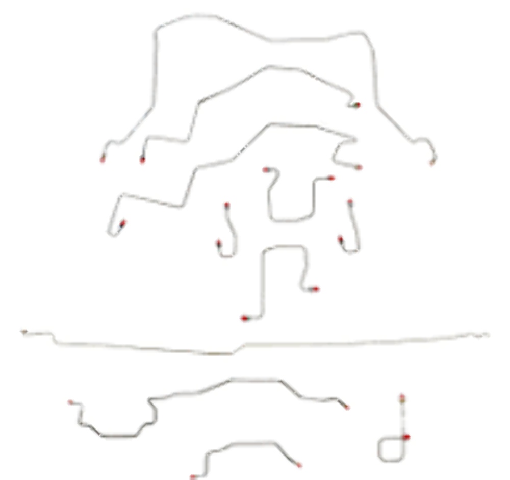 1998 - 2001 Dodge Ram 3500 Complete Brake Line Kit - CBK0040OM - Complete Brake Line Kit Car Part People