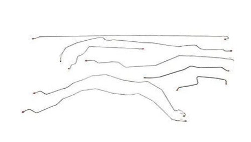 01-07 Chevrolet Silverado 2500 HD Brake Line Kit Reg Cab/Long Stainless Steel