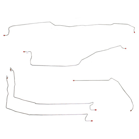 2005-07 Chevrolet Silverado 1500 Complete Brake Line Kit 4x4 Stainless CBK0043SS