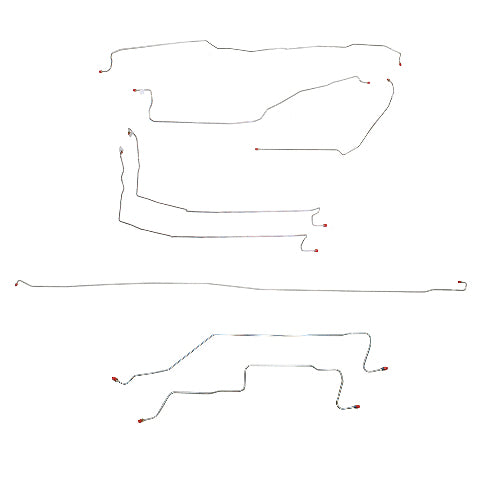 2005-07 Chevrolet Silverado 1500 Complete Brake Line Kit 4x4 Stainless CBK0043SS