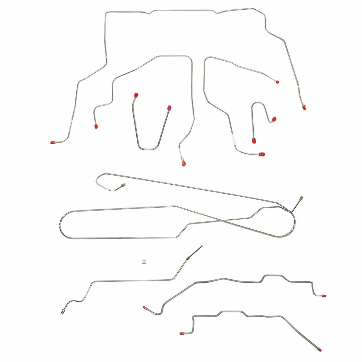 95-98 Chevrolet Silverado K1500 Brake Line Kit 4x4 Ext Cab/Short Bed - Complete Brake Line Kit Car Part People