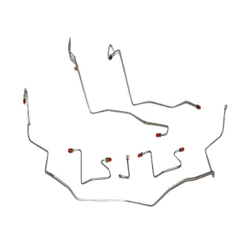 Brake Line Kit For Dodge Ram 2500 98-01 4WD ShortBed ExtCab RWABS-CBK0048SS