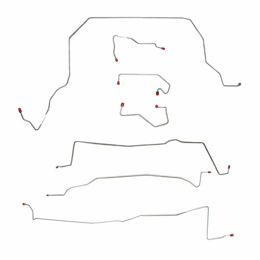 97-01 Ford Expedition/Navigator; 4x4 Complete Brake Line Kit; S/S CBK0050SS - Complete Brake Line Kit Car Part People