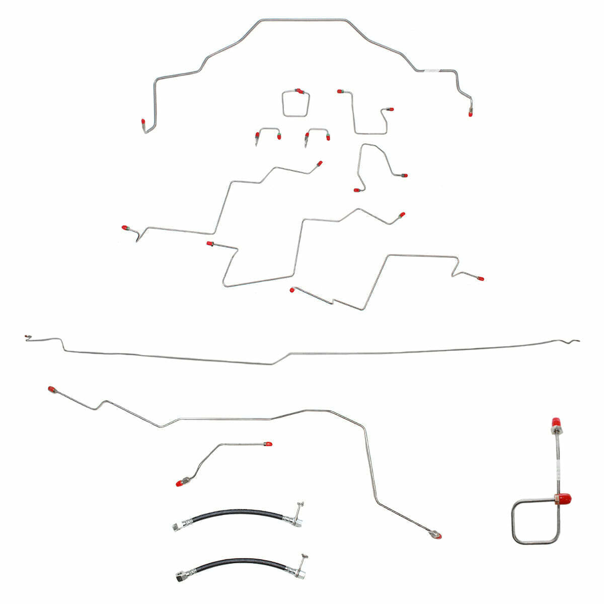 For Dodge Ram 2500 01-02 BrakeLine LongBed ExtCab AWABS DiscBrake-CBK0056OM-CPP - Complete Brake Line Kit Car Part People