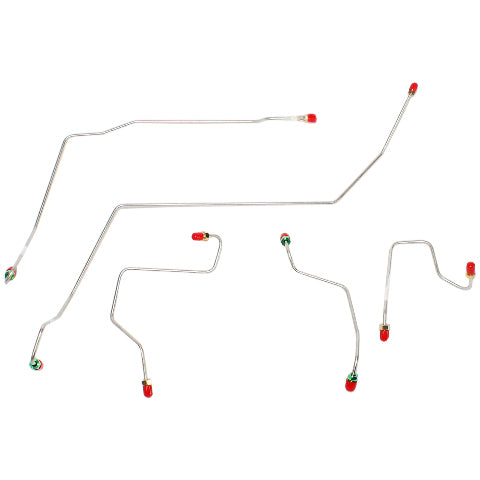 00-07 Ford Taurus Brake Line Kit Rear Drum, All-Wheel ABS, Steel CBK0060OM