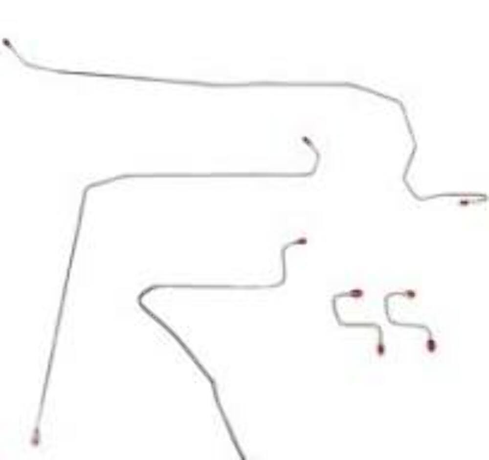 93-95 Jeep Wrangler Brake Line Kit Non ABS - Complete Brake Line Kit Car Part People