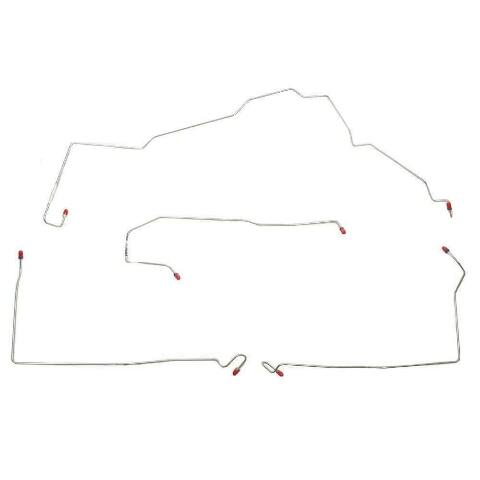 00-03 Chevrolet Malibu w/ABS and Traction Control Complete Brake Line Kit Stainless CBK0064SS