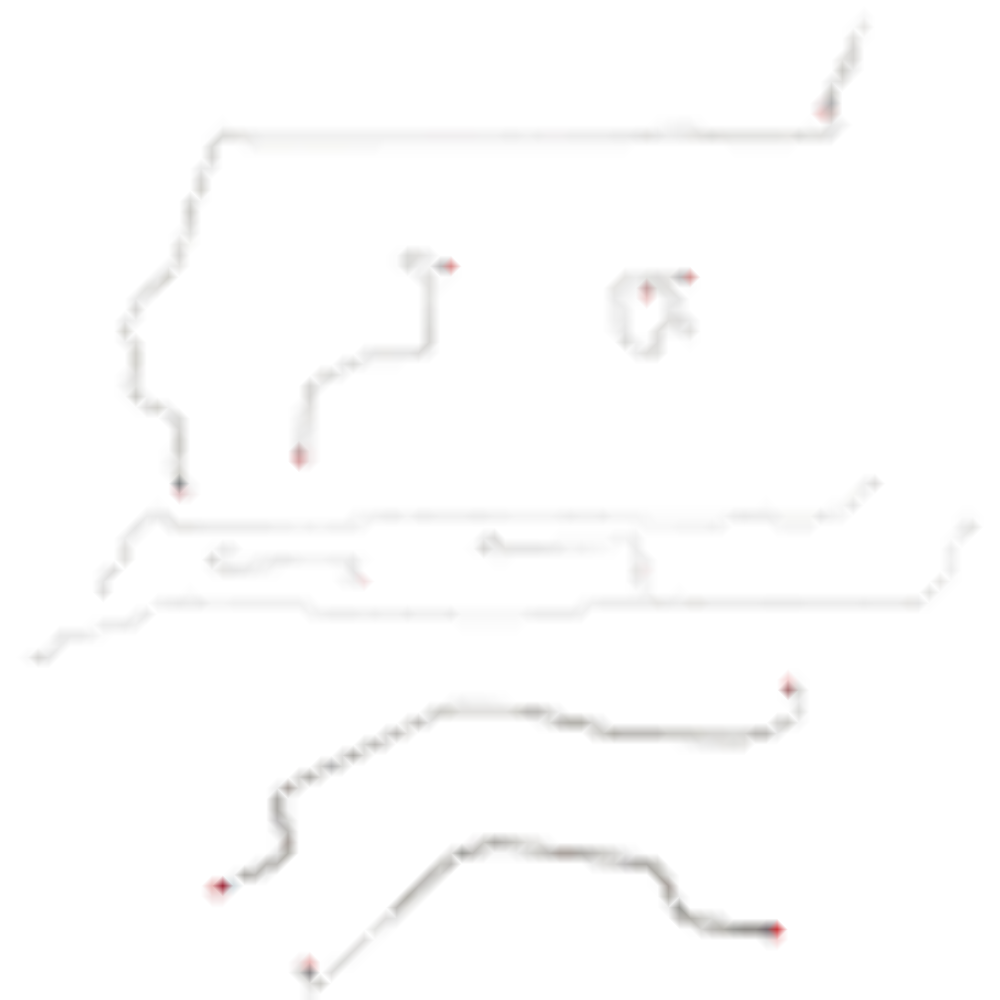 06-10 Hummer H3 Brake Line Kit Stainless Steel - Complete Brake Line Kit Car Part People