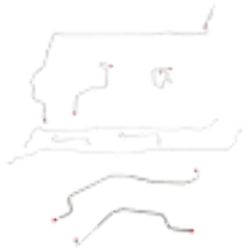 06-10 Hummer H3 Brake Line Kit Stainless Steel