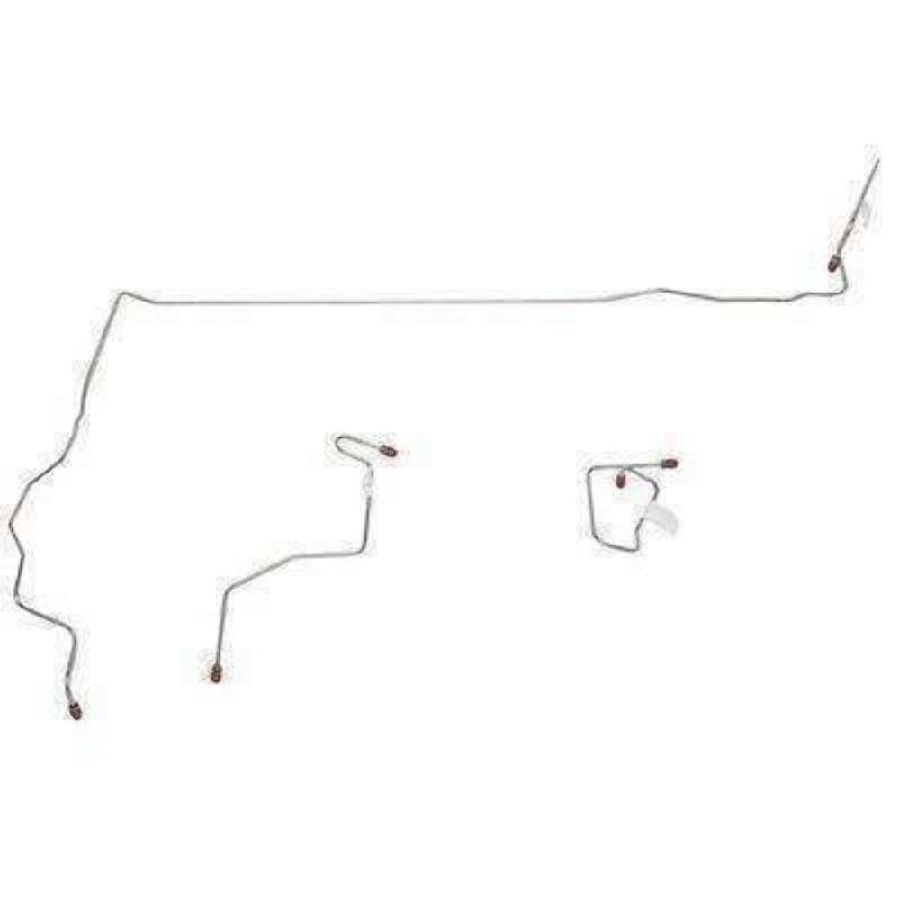 06-10 Hummer H3 Brake Line Kit Stainless Steel - Complete Brake Line Kit Car Part People