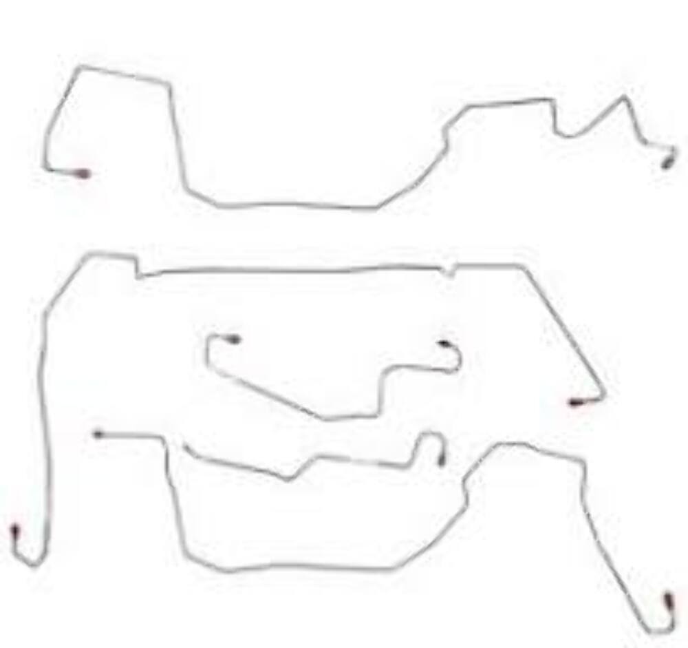 04-06 Pontiac GTO Brake Line Kit Stainless Steel - Complete Brake Line Kit Car Part People