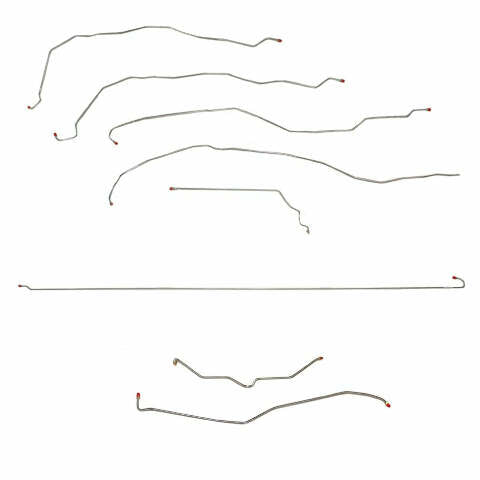 01-07 Chevrolet Silverado 2500HD Complete Brake Line Kit Crew Cab Non Dually Stainless