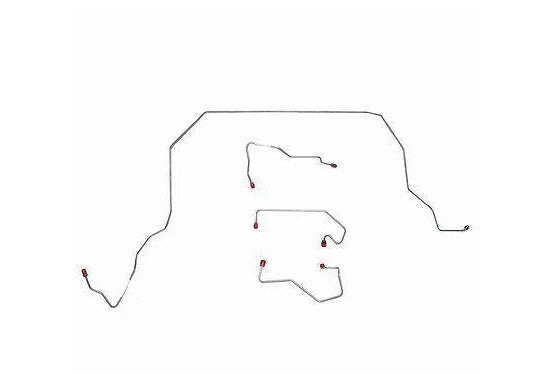 01-05 Ford Ranger Brake Line Kit 4WD Ext Cab/Short Bed AWABS