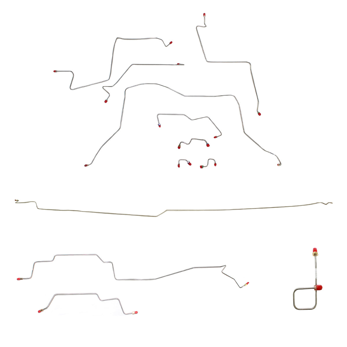 95-97 Dodge Ram 2500 Brake Line Kit 4x4 Ext Cab/Long Bed Stainless Steel CBK0080SS - Complete Brake Line Kit Car Part People