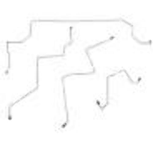 02-05 Dodge Ram 1500 Brake Line Kit 2WD Ext Cab/Short Bed Stainless Steel