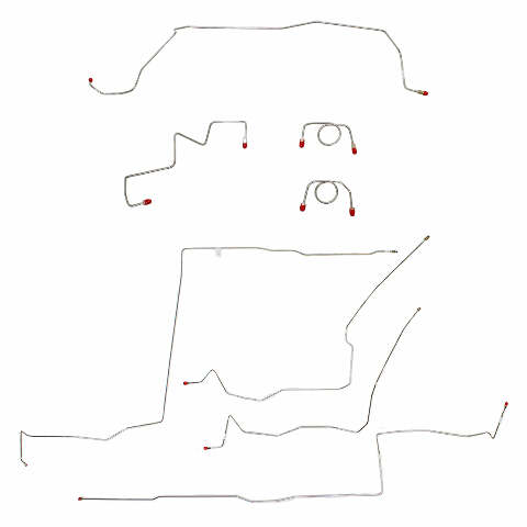 2003 - 2005 Dodge Neon Brake Line Kit - CBK0090OM