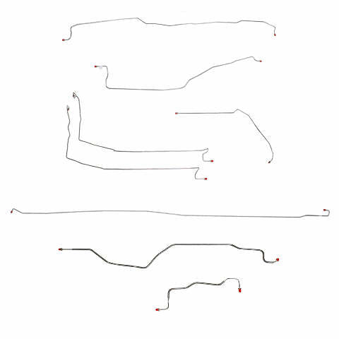 99-02 Chevrolet Silverado 1500 Brake Line Kit 4WD Ext Cab/Long Bed
