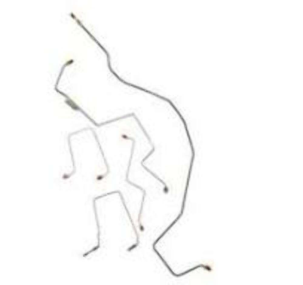 98-00 Chevrolet S-10 Brake Line Kit 2WD Reg Cab/Short Bed Rear Drum Without ZR2 - Complete Brake Line Kit Car Part People