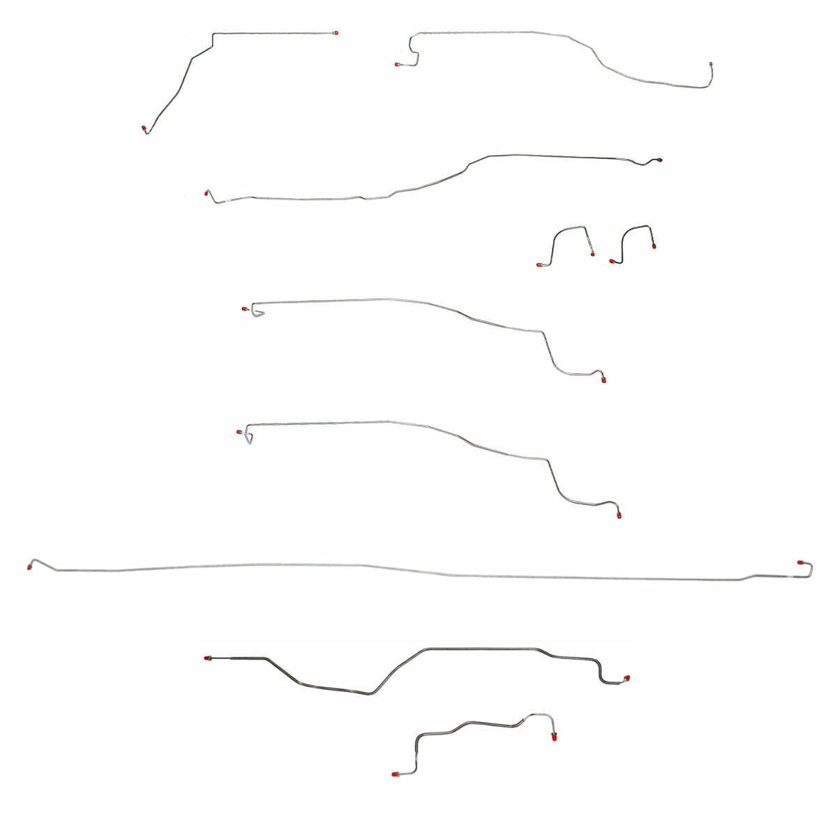 03-04 GMC Sierra 1500 Brake Line Kit 4WD Reg Cab/Long Bed - Complete Brake Line Kit Car Part People