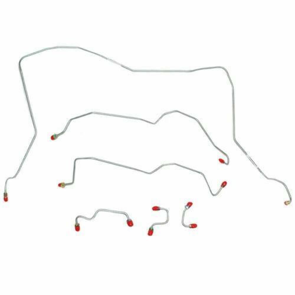1995-1997 Dodge Ram 1500 Complete Brake Line Kit 4x4 RWABS Stainless CBK0097SS