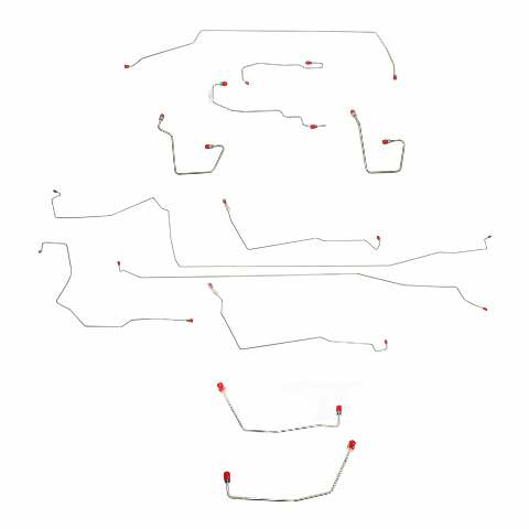 00-07 Ford Focus Brake Line Kit Stainless Steel