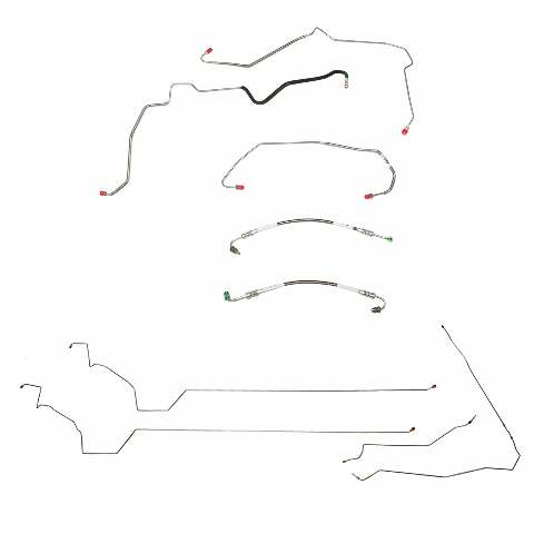 00-07 Chevrolet Monte Carlo Brake Line Kit Stainless Steel