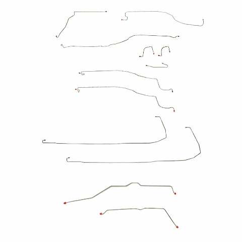 03-06 Escalade 2WD Traction Control Brake Line Set S/S Fine Lines CBK0123SS