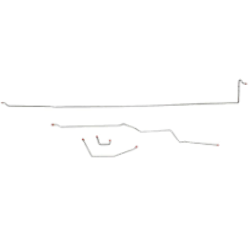 1981-86 Chevrolet K30 Complete Brake Line Kit No ABS Crew Cab Long Bed CBK0136SS
