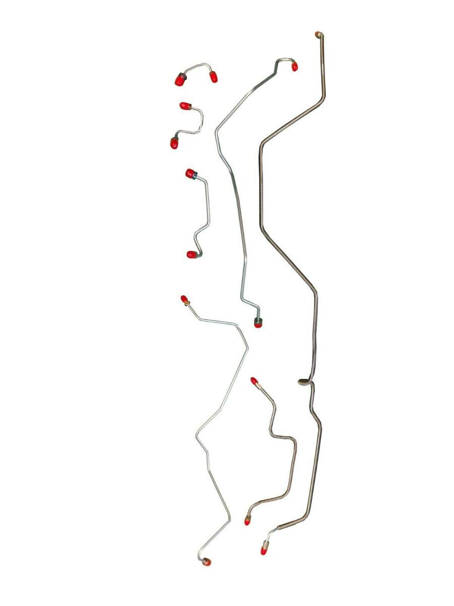 95-97 Dodge Ram 3500 Brake Line Kit 4WD Dually Stainless Steel - Complete Brake Line Kit Car Part People