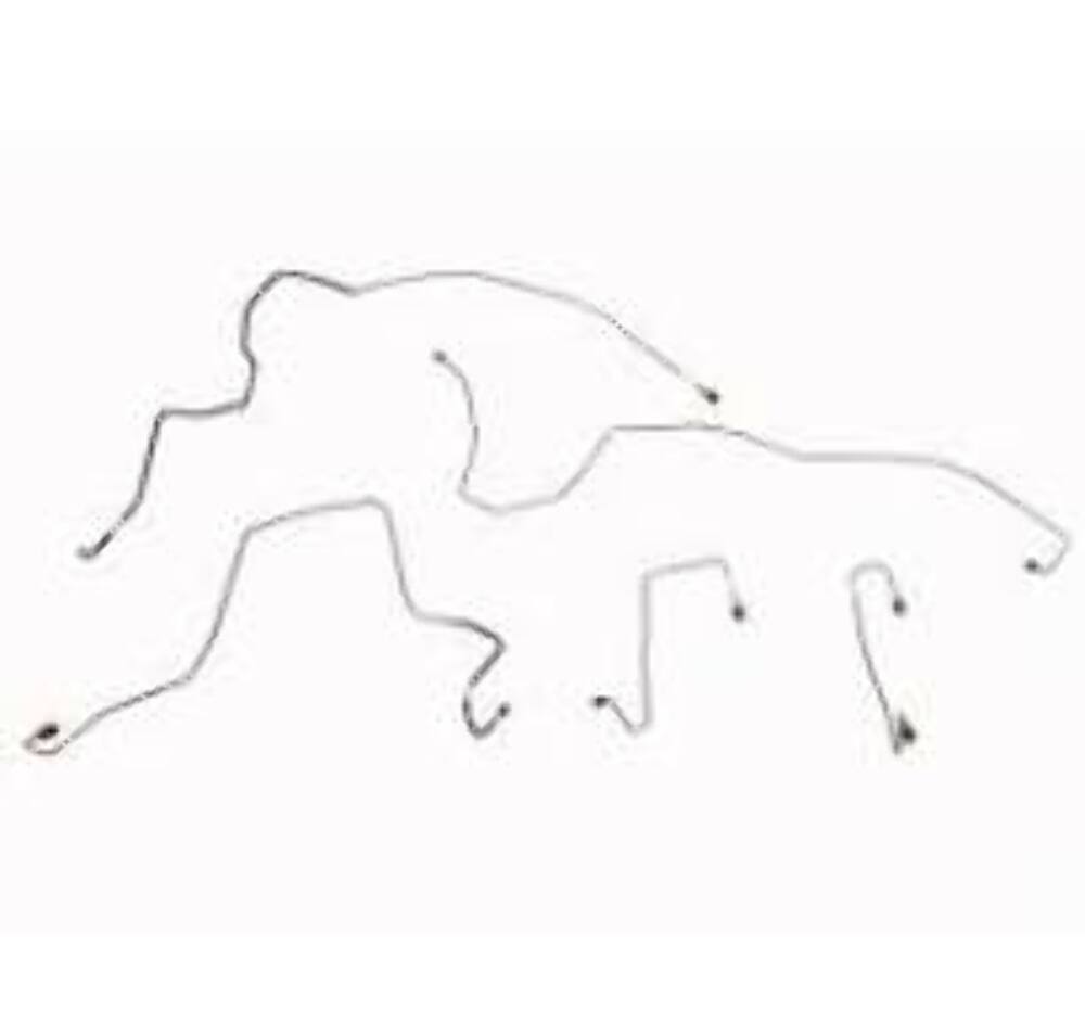 2005-06 Ford F-250/F-350 SD Complete Brake Line 4WD AWABS Ext Cab Long Bed CBK0159SS - Complete Brake Line Kit Car Part People