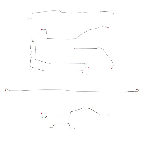 99-07 GM 1500HD or 2500 2WD/4WD Crew Cab 78'' Bed Brake Line CBK0168OM