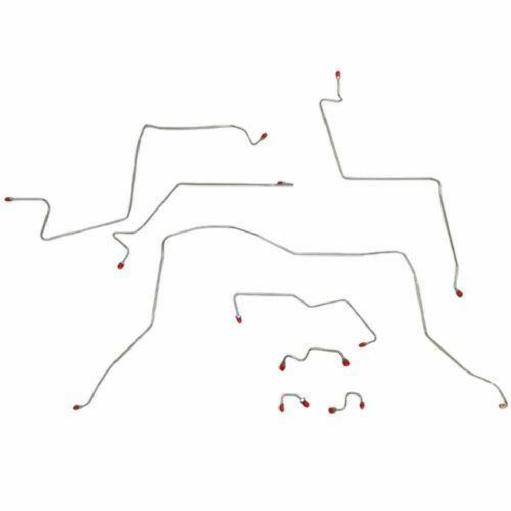 1994 - 1997 Dodge Ram 1500 Brake Line Kit - CBK0169SS - Complete Brake Line Kit Car Part People