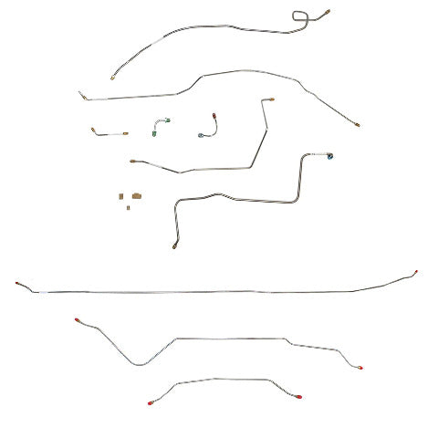 GM Complete Brake Line Kit; Fine Lines-CBK0170OM