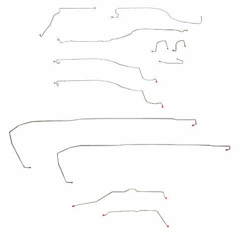 2003 - 2006 Chevrolet Tahoe Brake Line Kit - CBK0173SS