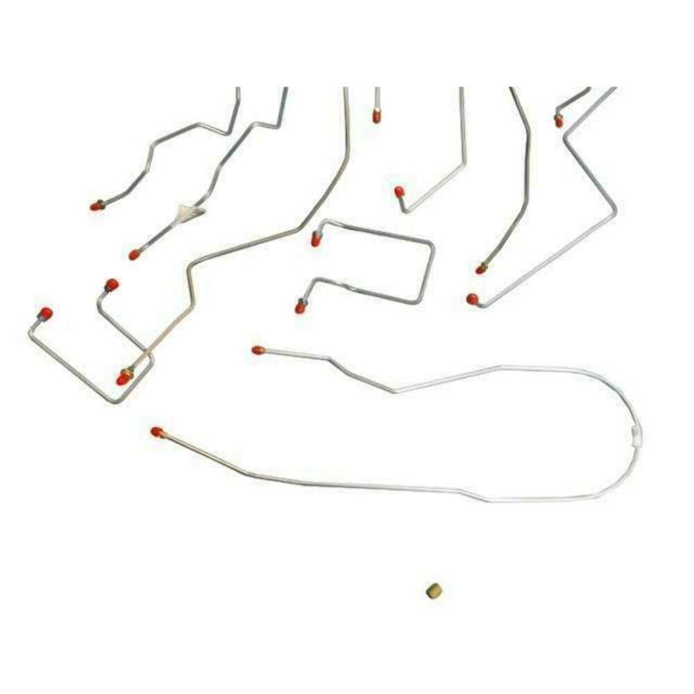 98-00 Chevrolet S10 Brake Line Kit 4WD Ext Cab/Short Bed Rear Disc - Complete Brake Line Kit Car Part People