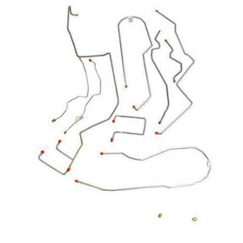 98-00 Chevrolet S10 Brake Line Kit 4WD Ext Cab/Short Bed Stainless Steel