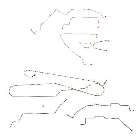 1995-00 Chevrolet Siverado C2500Brake Line Kit Ext Cab Short Bed - CBK0182OM