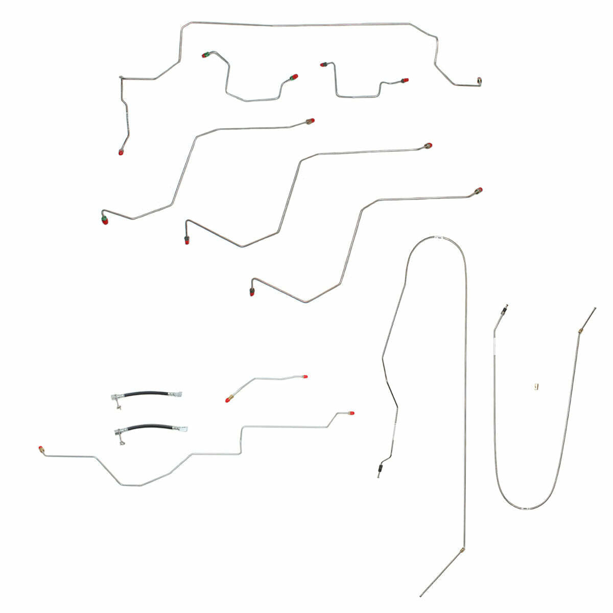 2002 - 2005 Dodge Ram 1500 Brake Line Kit - CBK0183SS - Complete Brake Line Kit Car Part People