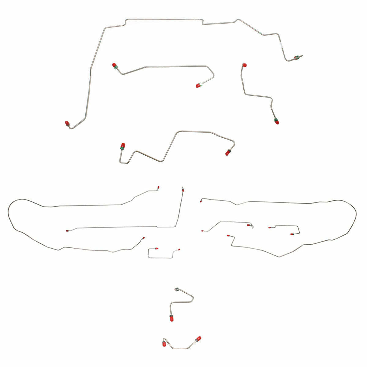 2005 - 2006 Ford Escape Brake Line Kit - CBK0194OM - Complete Brake Line Kit Car Part People