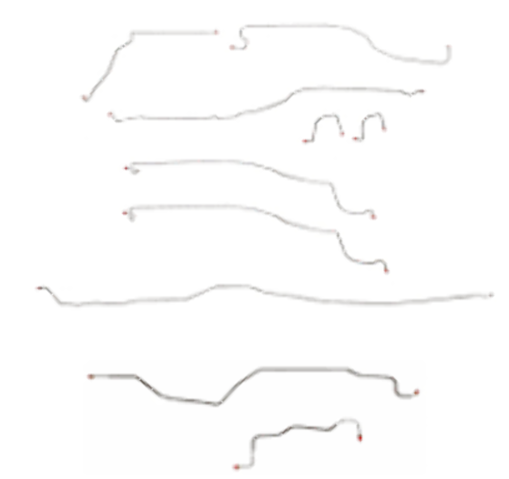2003 - 2004 Chevrolet Silverado Brake Line Kit - CBK0200SS - Complete Brake Line Kit Car Part People