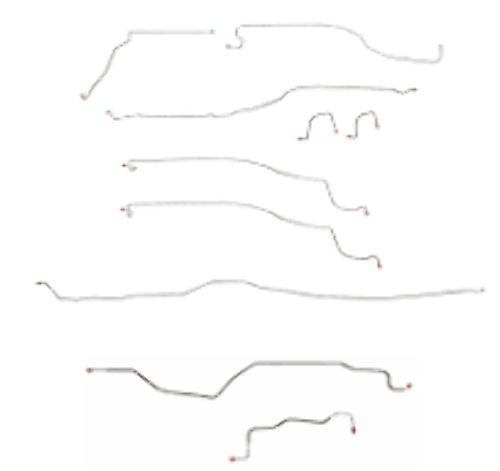 2003 - 2004 Chevrolet Silverado Brake Line Kit - CBK0200SS