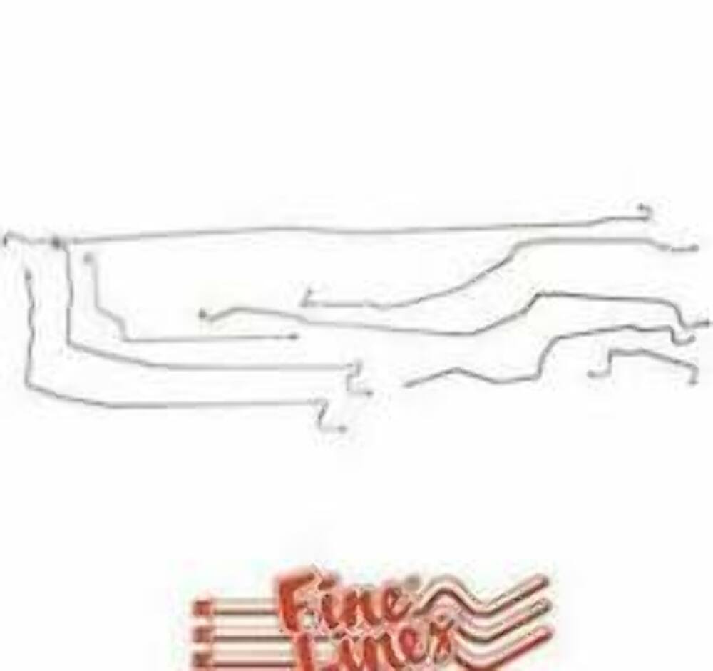 1999 - 2002 Chevrolet Silverado 1500 Complete Brake Line Kit - CBK0210SS