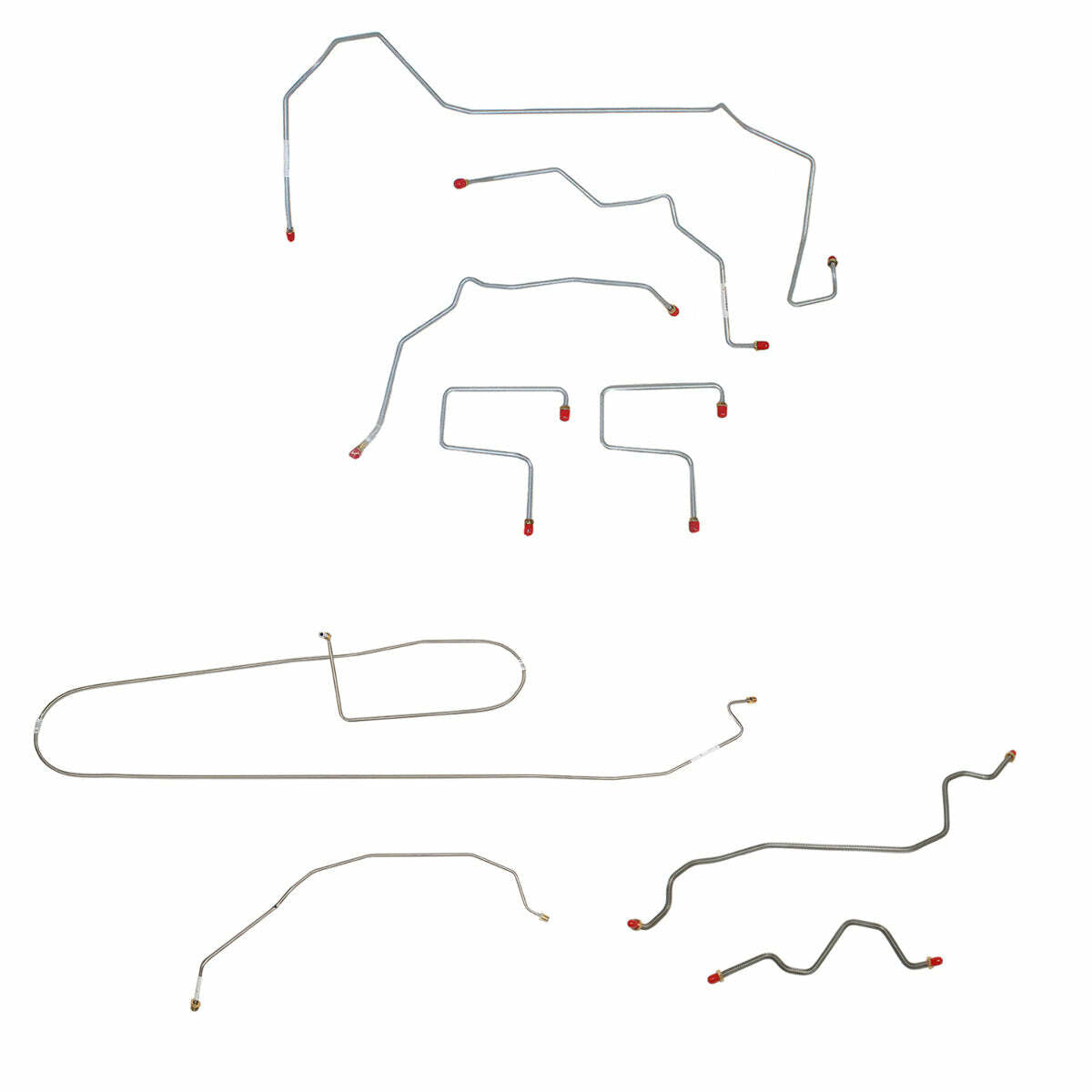 2000-2005 Chevrolet Blazer No ZR2, 4 Door, 4WD Complete Brake Line Kit-CBK0228OM - Complete Brake Line Kit Car Part People