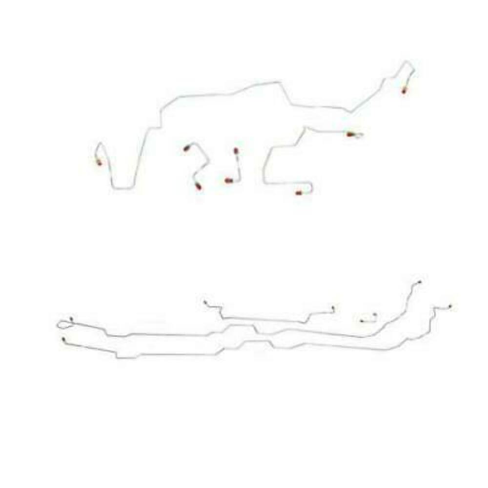 2005 - 2009 Chevrolet Equinox Brake Line Kit - CBK0233OM