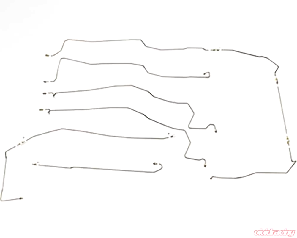 Fits 05-08 Cadillac STS, Complete Brake Line Kit, Stainless-CBK0239SS - Complete Brake Line Kit Car Part People