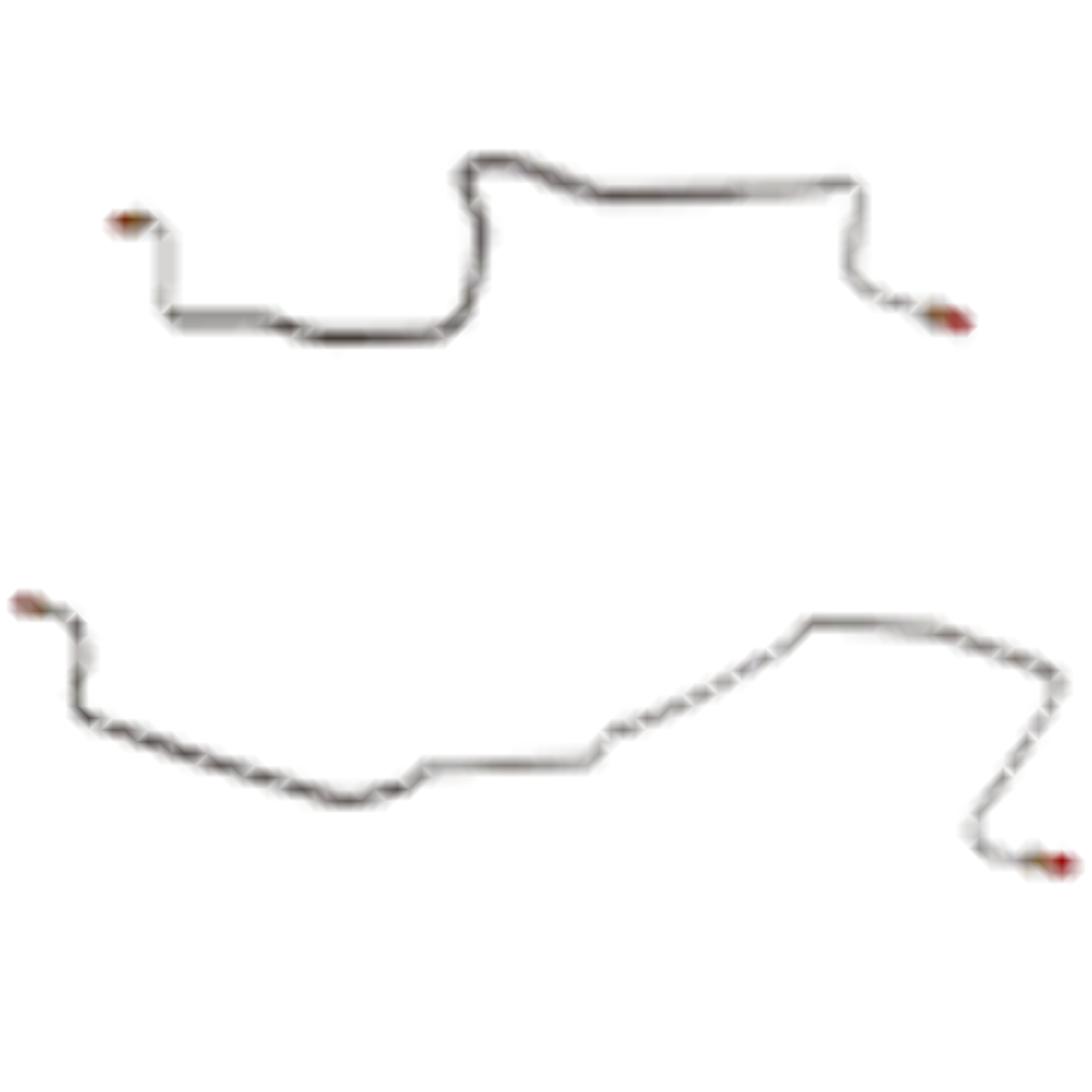 Fits 86-89 Camaro 2.5L or 2.8L Borg-Warner HD Axle Complete Brake Line-CBK0248OM