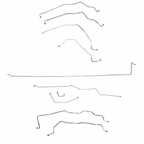 Fits 1989-91 Chevy V3500, No ABS, Crew Cab w/ Long Bed, Dually Axle CBK0335SS