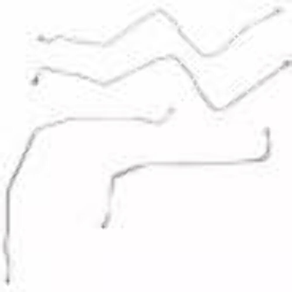 Chevy Complete Brake Line Kit; Fine Lines-CBK0337SS